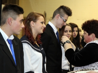 A Kereskedelmi iskola szalagtűzési ceremóniája - fotó: Sándor Judit