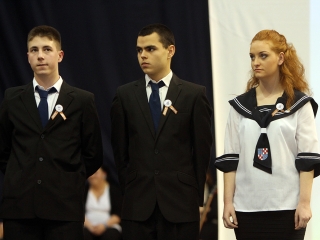 A Kereskedelmi iskola szalagtűzési ceremóniája - fotó: Sándor Judit