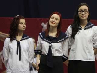 A Kereskedelmi iskola szalagtűzési ceremóniája - fotó: Sándor Judit