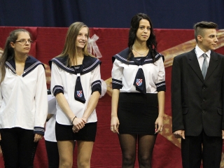 A Kereskedelmi iskola szalagtűzési ceremóniája - fotó: Sándor Judit