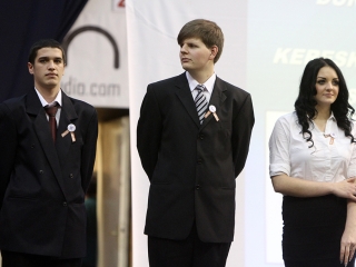 A Kereskedelmi iskola szalagtűzési ceremóniája - fotó: Sándor Judit