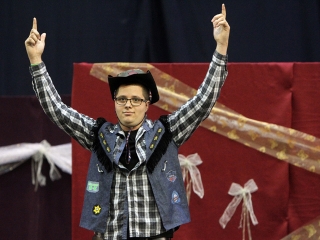 A Kereskedelmi iskola szalagtűzési ceremóniája - fotó: Sándor Judit