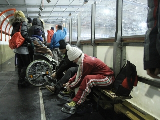 A jég nem akadály - fotó: Ónodi Zoltán