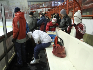 A jég nem akadály - fotó: Ónodi Zoltán