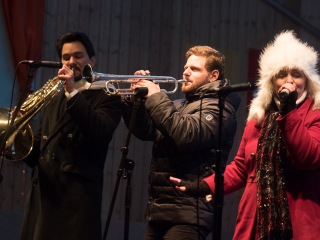 Főtéri Advent: Kelemen Angelika és a Fourtissimo - fotó: Ónodi Zoltán