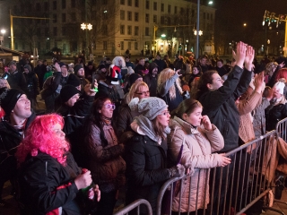 Szilveszter a Főtéren - fotó: Ónodi Zoltán