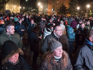 Szilveszter a Főtéren - fotó: Ónodi Zoltán