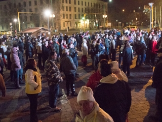Szilveszter a Főtéren - fotó: Ónodi Zoltán