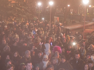 Szilveszter a Főtéren - fotó: Ónodi Zoltán