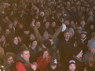 Szilveszter a Főtéren - fotó: Ónodi Zoltán
