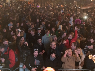 Szilveszter a Főtéren - fotó: Ónodi Zoltán