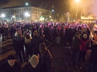 Szilveszter a Főtéren - fotó: Ónodi Zoltán