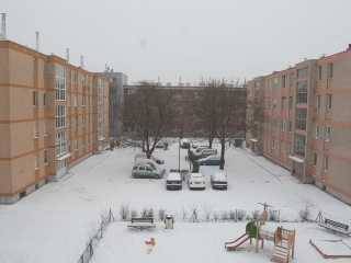 Hóhelyzet a városban - fotó: Ónodi Zoltán