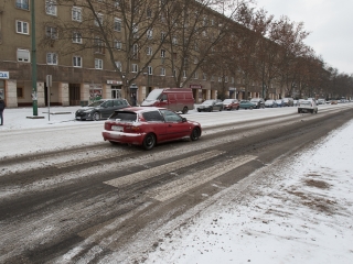 Hóhelyzet a városban - fotó: Ónodi Zoltán