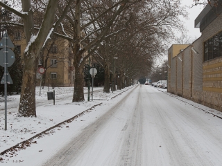 Hóhelyzet a városban - fotó: Ónodi Zoltán