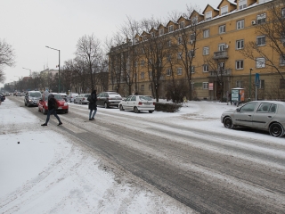 Hóhelyzet a városban - fotó: Ónodi Zoltán