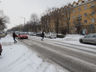 Hóhelyzet a városban - fotó: Ónodi Zoltán