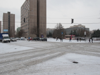 Hóhelyzet a városban - fotó: Ónodi Zoltán