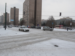 Hóhelyzet a városban - fotó: Ónodi Zoltán