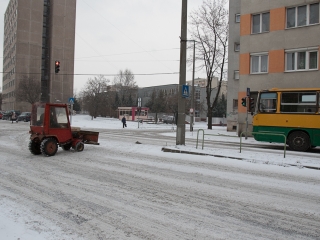 Hóhelyzet a városban - fotó: Ónodi Zoltán