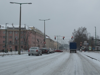 Hóhelyzet a városban - fotó: Ónodi Zoltán