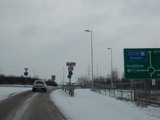 Hóhelyzet a városban - fotó: Ónodi Zoltán