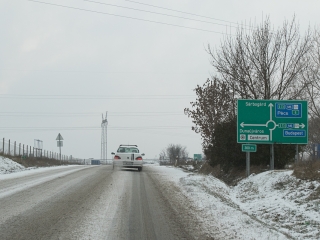 Hóhelyzet a városban - fotó: Ónodi Zoltán