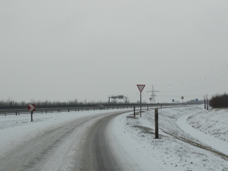 Hóhelyzet a városban - fotó: Ónodi Zoltán