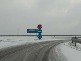 Hóhelyzet a városban - fotó: Ónodi Zoltán