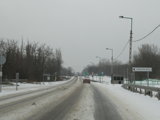 Hóhelyzet a városban - fotó: Ónodi Zoltán