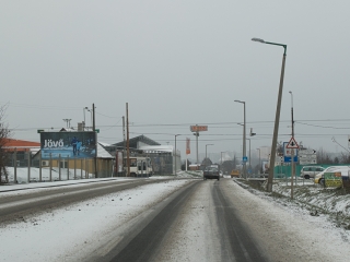 Hóhelyzet a városban - fotó: Ónodi Zoltán
