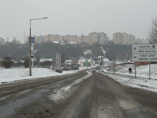 Hóhelyzet a városban - fotó: Ónodi Zoltán