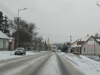 Hóhelyzet a városban - fotó: Ónodi Zoltán