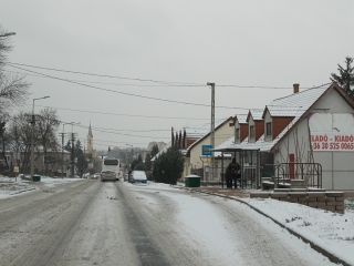 Hóhelyzet a városban - fotó: Ónodi Zoltán