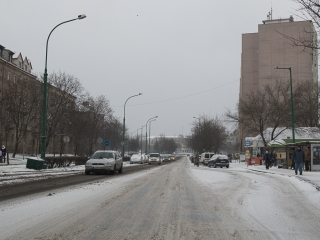 Hóhelyzet a városban - fotó: Ónodi Zoltán