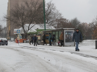 Hóhelyzet a városban - fotó: Ónodi Zoltán