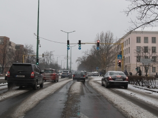Hóhelyzet a városban - fotó: Ónodi Zoltán