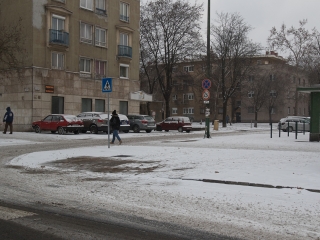 Hóhelyzet a városban - fotó: Ónodi Zoltán