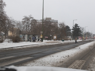 Hóhelyzet a városban - fotó: Ónodi Zoltán