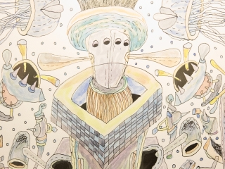 Barangolás Borgó világába - kiállításmegnyitó a színházban - fotó: Ónodi Zoltán