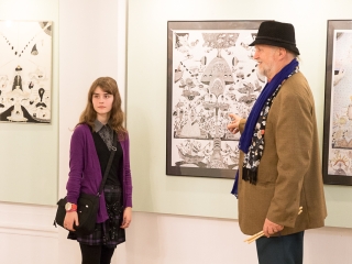 Barangolás Borgó világába - kiállításmegnyitó a színházban - fotó: Ónodi Zoltán