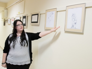 MMK galéria: Szőke Ivett kiállítás megnyitó - fotó: Ónodi Zoltán