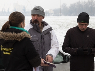 Yours Truly - Kitartó futók a Duna-parton - fotó: Ónodi Zoltán