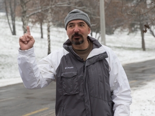 Yours Truly - Kitartó futók a Duna-parton - fotó: Ónodi Zoltán