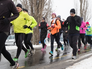 Yours Truly - Kitartó futók a Duna-parton - fotó: Ónodi Zoltán