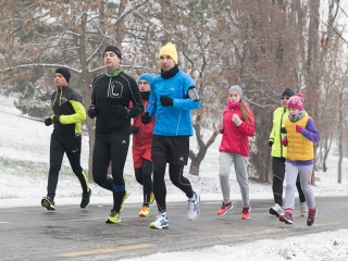 Yours Truly - Kitartó futók a Duna-parton - fotó: Ónodi Zoltán