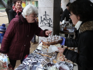 Adventi gyertyagyújtás a Rómain - fotó: Ónodi Zoltán