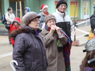 Adventi gyertyagyújtás a Rómain - fotó: Ónodi Zoltán