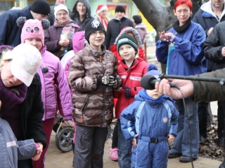 Adventi gyertyagyújtás a Rómain - fotó: Ónodi Zoltán