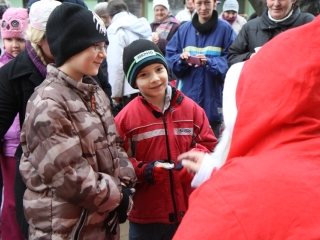 Adventi gyertyagyújtás a Rómain - fotó: Ónodi Zoltán